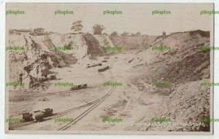 Old Postcard Hartshill Granite Quarries Atherstone Warks Real Photo 1905 - 10