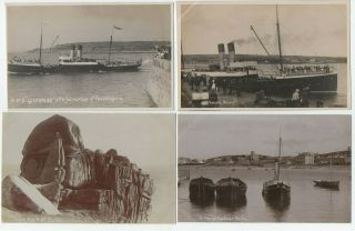 Old Postcards R.  M.  S Lyonnesse Etc Scilly Cornwall Neptune Series Real Photos
