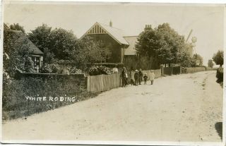 White Roding - Old Real Photo Postcard View
