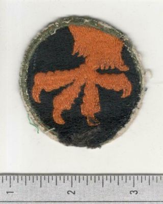Torn Salty Off Uniform Ww 2 Us Army 17th Airborne Division Patch Inv B076