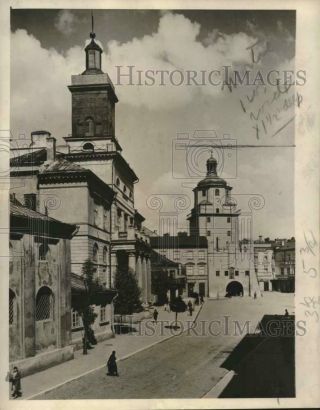 1939 Press Photo Lublin,  Poland,  Where Polish Government Moved From Warsaw