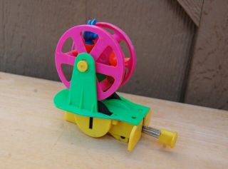 Easter Unlimited Ferris Wheel Toy Push & Spin Plastic Vintage Hong Kong Bunny