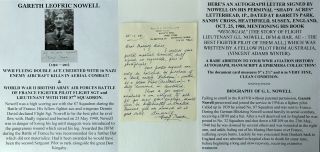 Wwii Flying Double Ace 16 Nazi Kills 87 Squadron Battle France Letter Signed Als