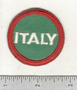Ww 2 Us Army Italian Prisoner Of War Pow Cap Patch Inv C009
