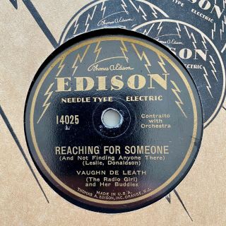 78rpm – Edison Needle Type Electric 14025 – Vaughn De Leath – E,