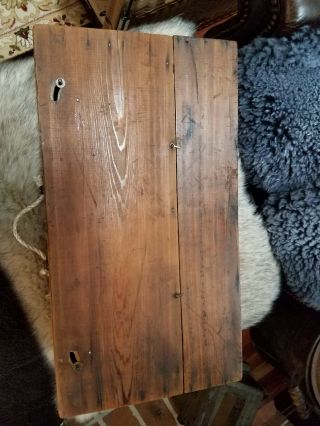 Vintage Ice Fishing Box With Tip Ups And Other Ice Fishing Equipment