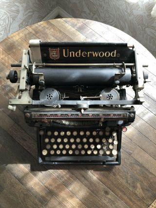 Underwood Standard Typewriter No.  5 Serial Number 1490977