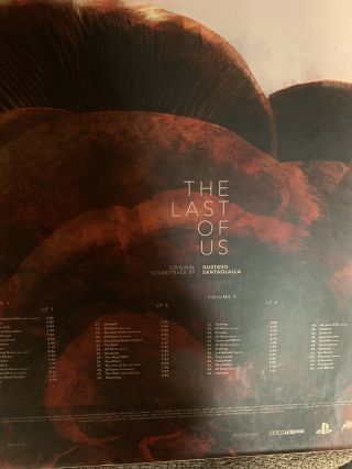THE LAST OF US Soundtrack OST 4x Vinyl LP Record Set MONDO Gustavo Santaolalla 3