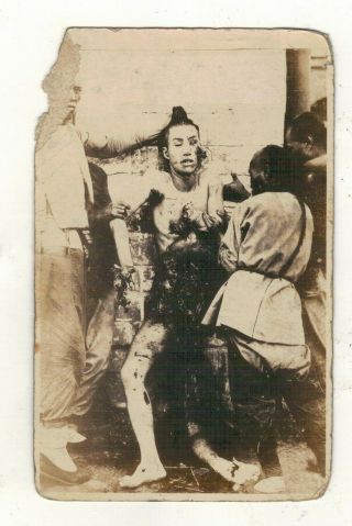 China 1900s Boxer Rebellion,  Disemboweled Boxer And Behead Boxers,  Old Photos