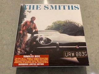 The Smiths Singles Box 12 7  Never Played Like 4 Badges Poster Morrissey