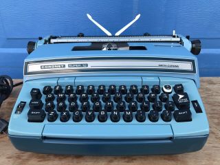 A,  Scm Smith Corona Electric Coronet 12 Model 6e Typewriter 6lef 497592