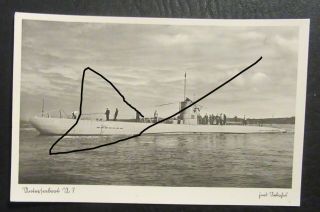 Ww2 Era Or Earlier Postcard German U - Boat,  U - Boot U - 7