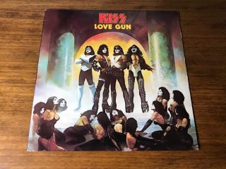 Kiss Love Gun Lp Complete With Insert & Flyer & Kiss Love Gun 1977