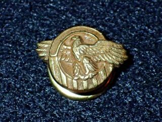 Wwii Us Army Usn Usmc Aaf Ruptured Duck Lapel Pin World War Two Victory Button B