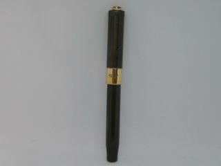 Parker Vintage Black Hard Rubber Ring Top Fountain Pen - - - - Medium Point