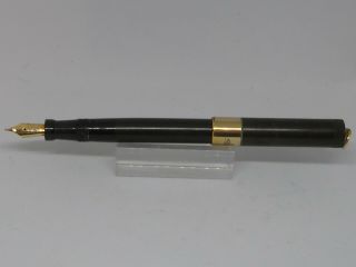 Parker Vintage Black Hard Rubber Ring Top Fountain pen - - - - medium point 2
