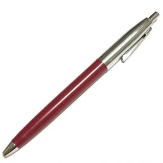 Vintage Sheaffers Ballpoint Pen - Red With Stainless Steel