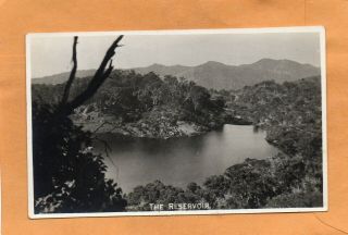 The Reservoir Hong Kong China Old Real Photo Postcard