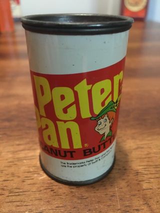 Vintage Derby Peter Pan Smooth Peanut Butter Tin Pencil Sharpener