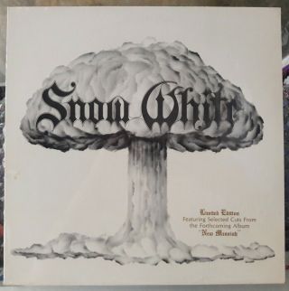 Snow White Thrash Metal Band Rare Vinyl Lp