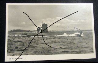 Ww2 Era Or Earlier Germaniawerft Kiel Postcard German U - Boat,  U - Boot U - 1