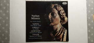 Nathan Milstein Violin Four Italian Sonatas Stereo Sp8481 Capitol 1ed Uk/fr M -