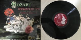 Oubradous Descaves Doyen Mozart Piano Concerto French Og Orphee Stereo 362 084