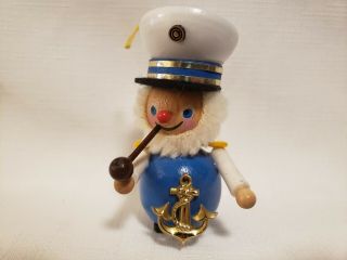 Steinbach Germany Sea Captain Wood Ornament