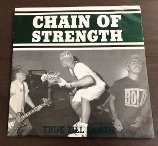 7” Chain Of Strength True Till Death Green,  Judge There Will Be Quiet Yellow 7”