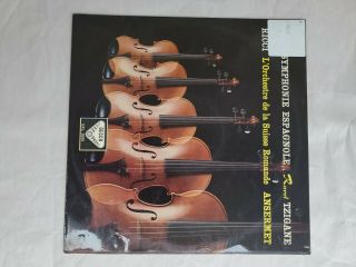 Lalo: Symphonie Espagnole/ravel: Tzigane - Ruggiero Ricci Vinyl Lp,  Sxl 2155
