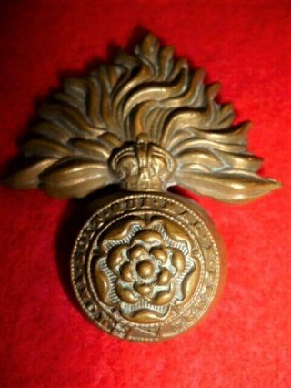 The Royal Fusiliers (city Of London Regiment) Ww1 / Ww2 Cap Badge