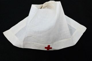 Rare Ww1 Us Army Red Cross Nurse Military Medic Hat Cap