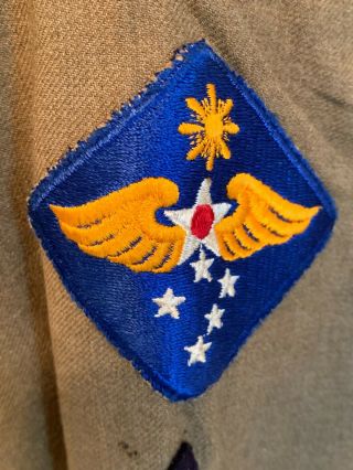 WWII US Army Air Force 8th AAF,  Far East Air Force,  Cpl Wool Long Sleeve Shirt 3