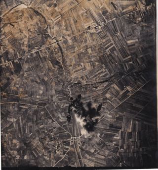Aaf Aerial Photo 320th Bomb Group Arezzo Railroad Bridge 1944 Italy 19