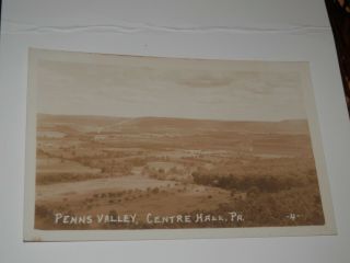 Centre Hall Pa - Old Real - Photo Postcard - Penns Valley - State College Pa