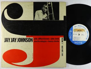 Jay Jay Johnson - The Eminent Vol.  1 Lp - Blue Note Mono Dg Rvg Ear 767 Lex Vg,