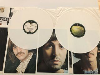 The Beatles: White Album By The Beatles,  White Vinyl,  Pictures And Poster.