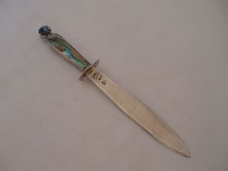Letter Opener Vintage Sterling Silver M Of P Handle Circa 1930
