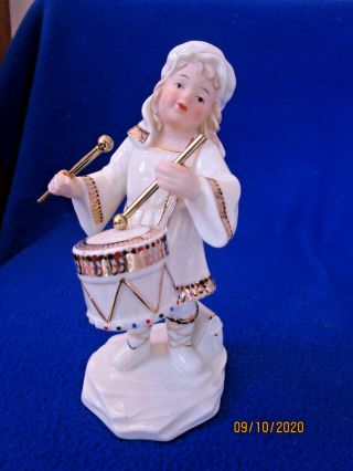 Jade Ivory Porcelain Drummer Boy Nativity Figure - Bon Ton Stores