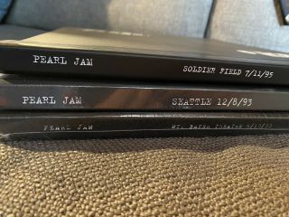 Pearl Jam Official Live Bootleg Archive Series 3 Volumes Two Factory Rare