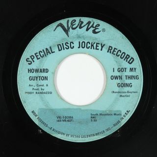Northern Soul 45 - Howard Guyton - I Watched You Slowly Slip Away - Verve - mp3 2