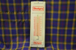 Vintage Skelgas Thermometer 14 " Skelgro All Paint/graphics