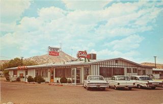 1960s Roadside Postcard Jacumba Cafe Old Hwy 80 Yuma Route San Diego County