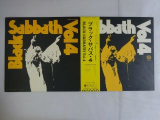 Black Sabbath Vol 4 Vertigo Rj - 5049 Japan Vinyl Lp Obi