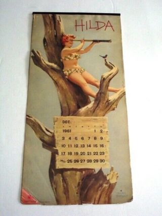 1962 Hilda - Duane Bryers Calendar - Ja.  R.  Engine & Supply,  Alhambra,  Ca