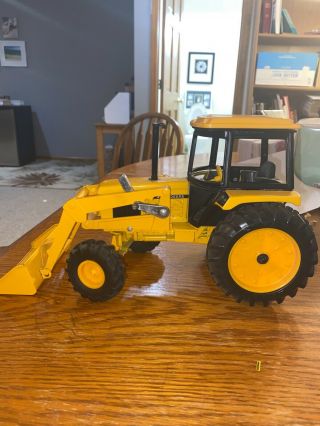 John Deere 2755 Yellow Toy Tractor Out Of Box Metal 13 In.  Length