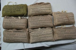 Military Issue Ww2 First Aid Field Dressing First Aid Medic Shell Bandage 1 One