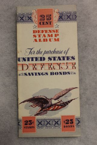 Ww2 U.  S.  Homefront  Defense Stamp Album ,  Unissued