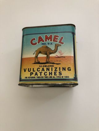 Vtg Old Stock Camel Vulcanizing Patches 10 Pack,  No 9 - X H.  B.  Egan Mfg.  1946
