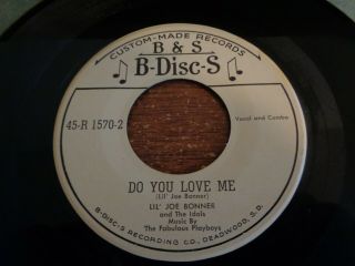 Hard One,  Lil Joe Bonner & The Idols,  Do You Love Me,  B&s 1570,  Vg,  Orig